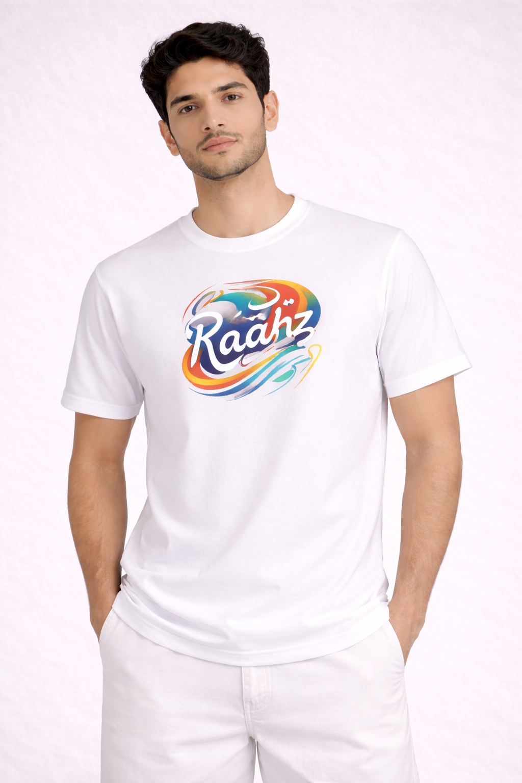 RAAHZ Core Emblem Printed Premium cotton T-shirt for men