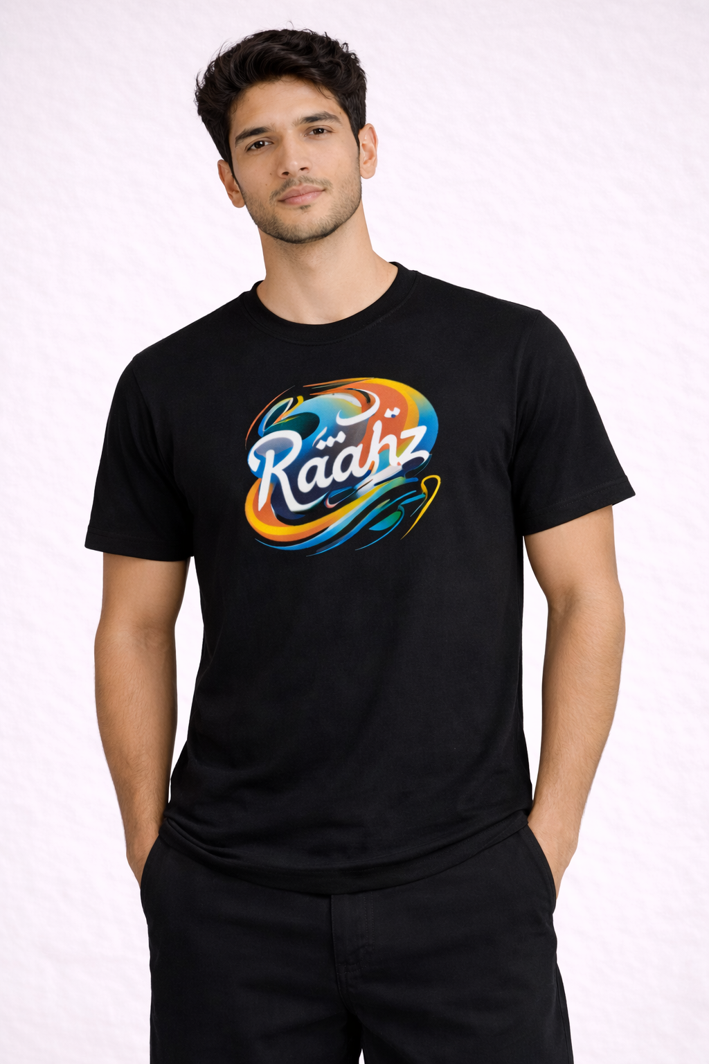 RAAHZ Core Emblem Printed Premium cotton T-shirt for men