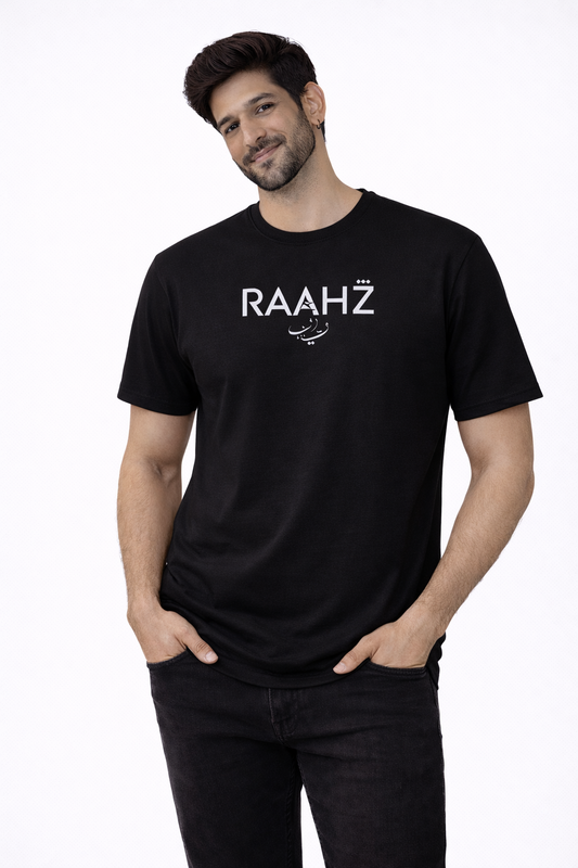 RAAHZ Core Script Printed Premium cotton T-shirt for men