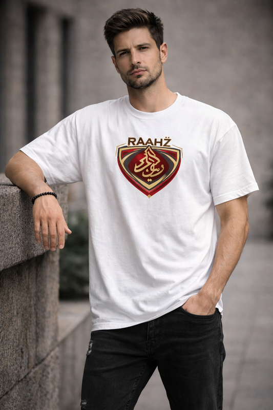 RAAHZ Crest Printed Premium cotton T-shirt for men