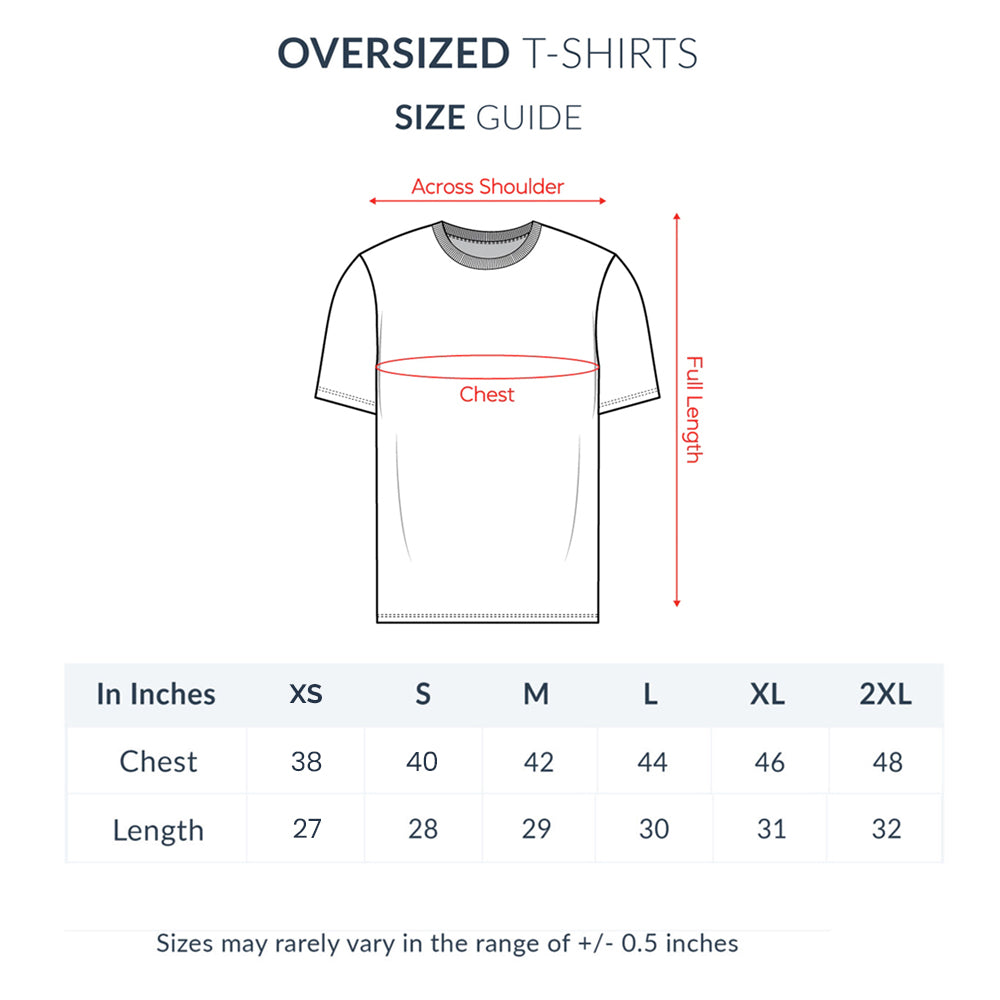 Push Harder Oversized T-Shirt for Men | Gym & Streetwear Edition