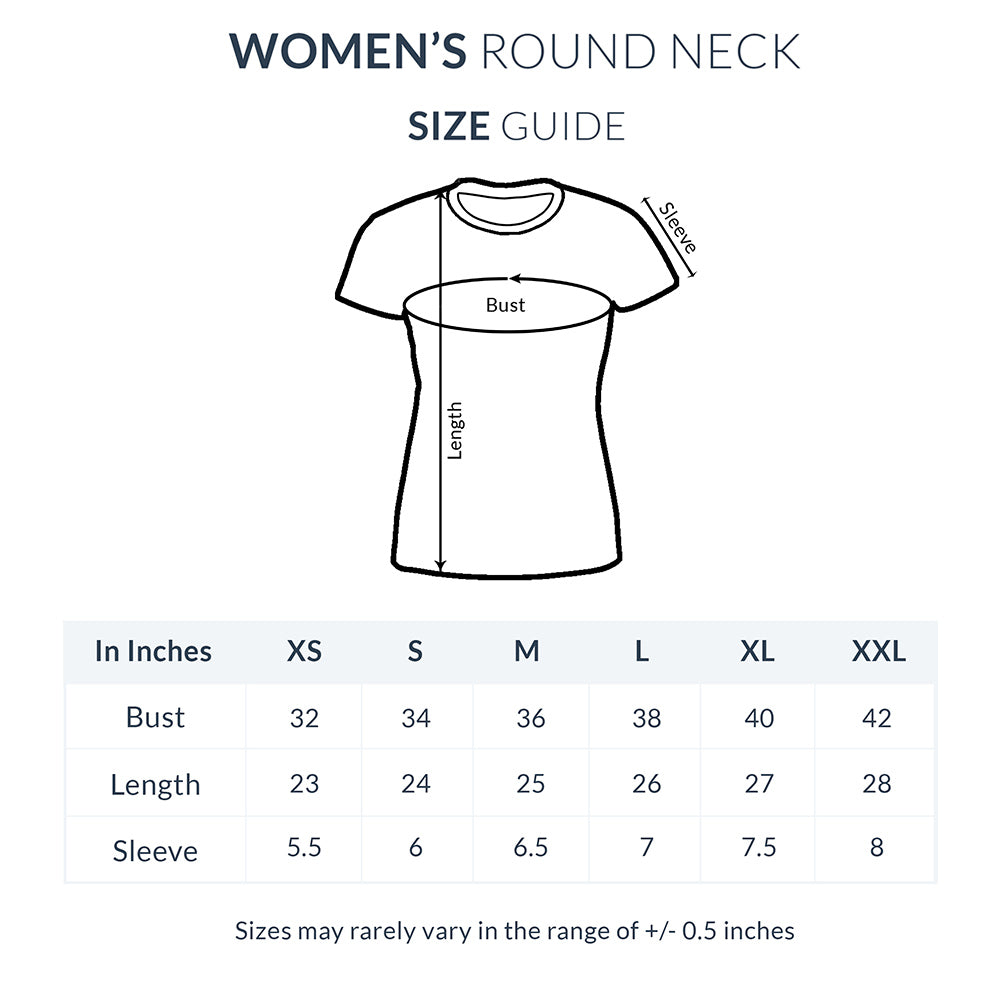 Just Breathe Printed Premium cotton T-shirt for Women